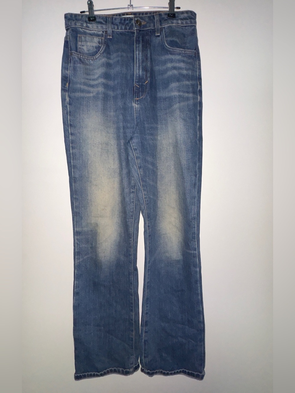 Zara Women's High Rise Faded Blue Jeans